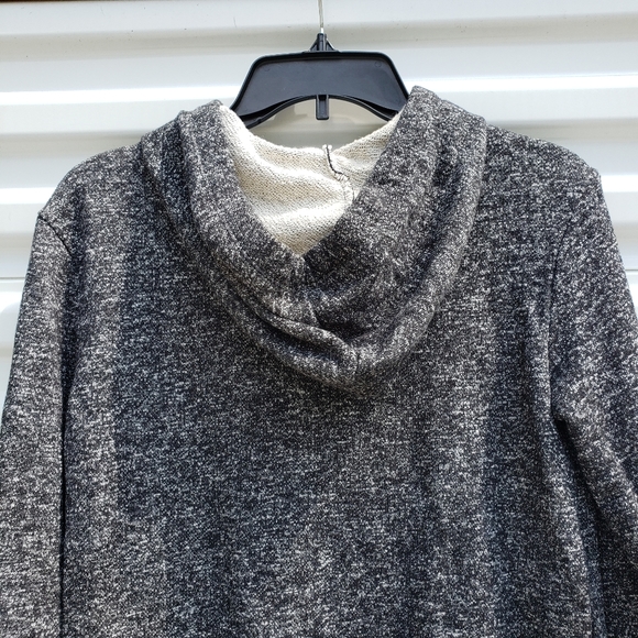 Fabletics "Taj" hoodie black speckled French Terry - Picture 9 of 9